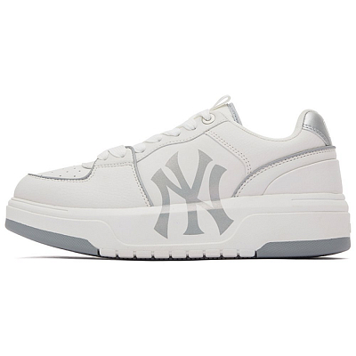 MLB Chunky Liner 24SS New York Yankees Low Top Skateboard Shoes Unisex Silver