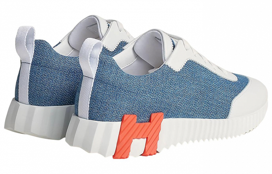 HERMES Bouncing Low Top Sports Casual Shoes Women's Blue купить в интернет-магазине Yoocart с быстрой доставкой по России.