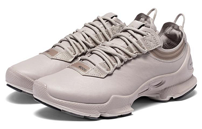 Ecco Biom C Cushioned Slip Resistant Abrasion Resistant Low Top Casual Shoes Women's Gray Pink