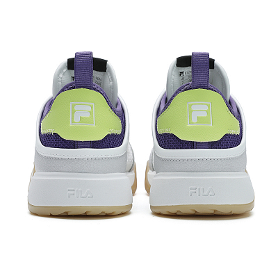 FILA Pioneer Series Cushioning Wear Resistant Low Top Skateboard Shoes Women's White