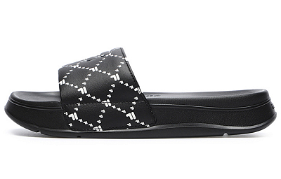 FILA FUSION Como Slippers 'Black White' Women's