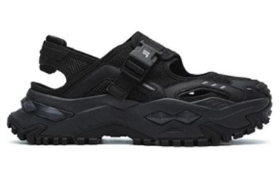 FILA FUSION BIANCO Hard Candy Beach Sandals Women's Black