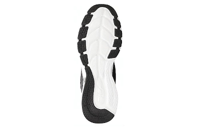 FILA Abrasion Resistant Breathable Low Top Running Shoes Men's Black