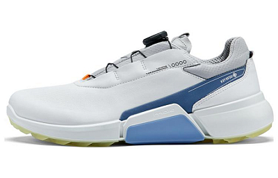 Ecco Golf Fitness H4 Collection Low-Top Sports Casual Shoes Men's Vintage Blue