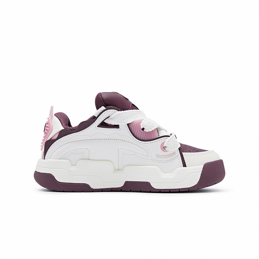 Champion Low-Top Skateboard Shoes Women's Milk White Night Brown Red купить в интернет-магазине Yoocart с быстрой доставкой по России.