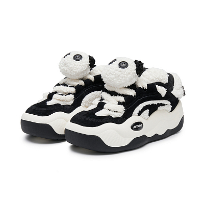 Champion CloudNine Cotton V1 Skateboard Shoes Women's Black/Milk White