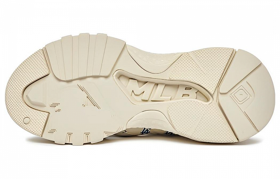 MLB Sandal Chunky Mask Street Style Logo Sports Sandals Unisex Beige Blue