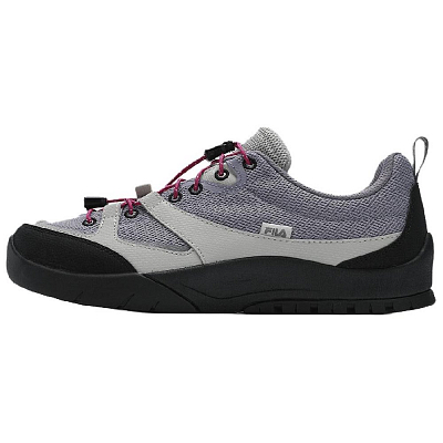 FILA CAMLIFE Mountain Crossing Shoes Anti Slip Wear Resistant Low Top Casual Shoes Women's Purple Gray