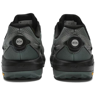 FILA BOA EXPLORER 2 Anti-Slip Wear-Resistant Low-Top Trail Running Running Shoes Men's Gray Green