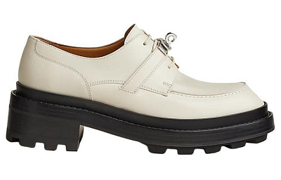 HERMES First Women's Casual Shoes 5cm Women's Beige