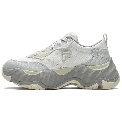 FILA FUSION STARFISH II Starfish 2nd Generation Anti-Slip Wear-Resistant Low-Top Casual Shoes Women's White Gray