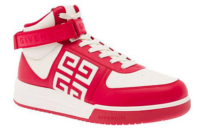 Givenchy G4 High Top Skateboard Shoes Men's Red