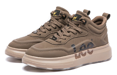Lee Cushioning Lightweight Height Increasing Mid-Top Skateboard Shoes Men's