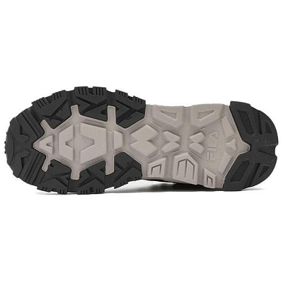 FILA Shock Absorbers With Slip Resistant And Abrasion Resistant Properties High Top Chunky Sneakers Women's Gray Blue