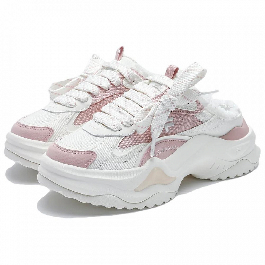 FILA FUSION BIANCO II Closed Toe Slippers Women's White Pink