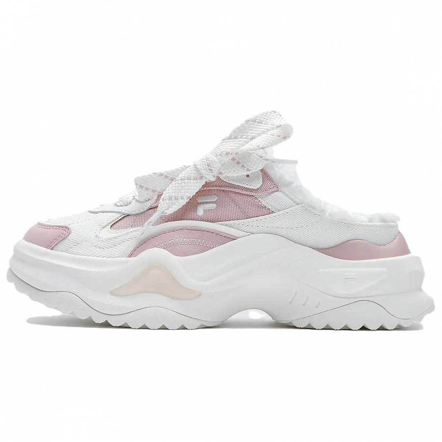 FILA FUSION BIANCO II Closed Toe Slippers Women's White Pink