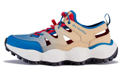 Columbia Breathable River Trekking Shoes Men's Blue Brown