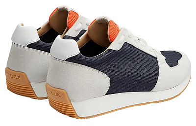 HERMES Escape Shock Absorbers Low Top Casual Shoes Men's Blue White