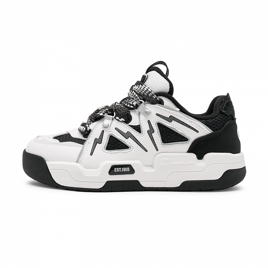 Champion Low Top Skateboard Shoes Women's Black White