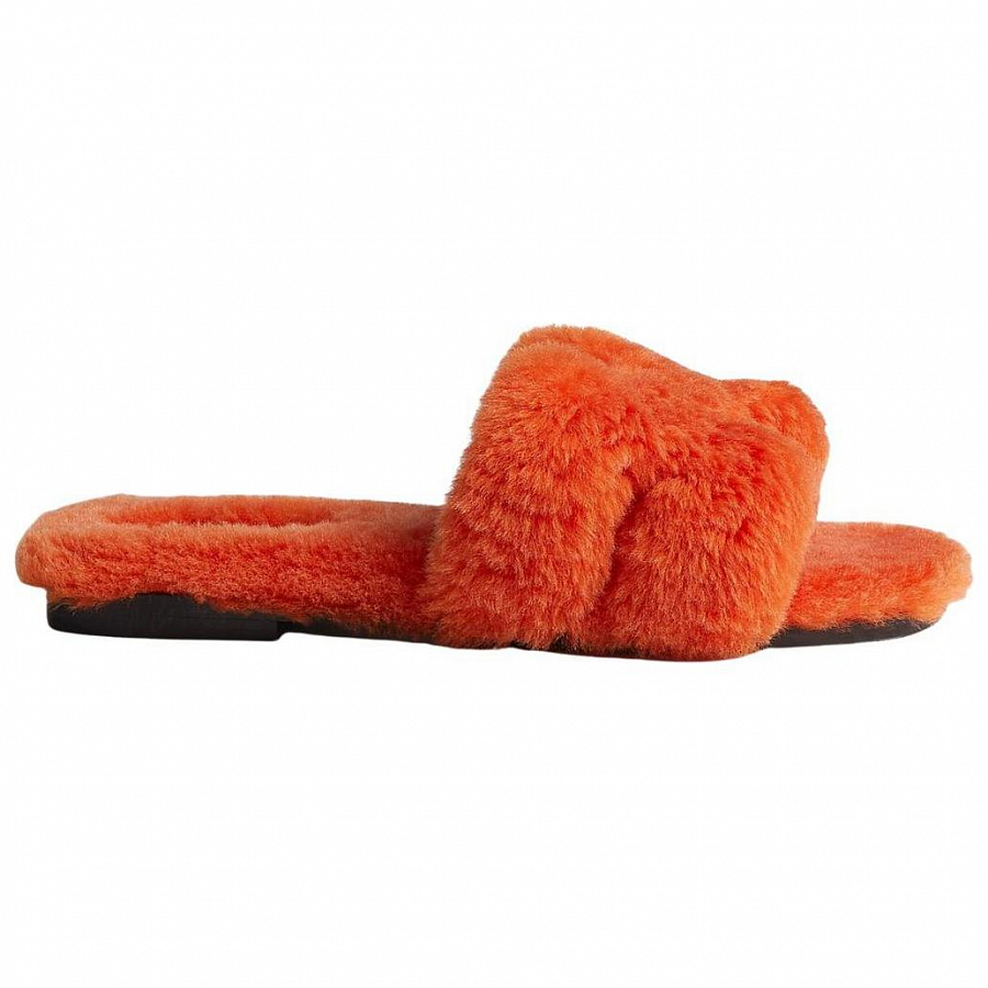 HERMES Oran Abrasion Resistant Slide Slippers Women's Orange купить в интернет-магазине Yoocart с быстрой доставкой по России.