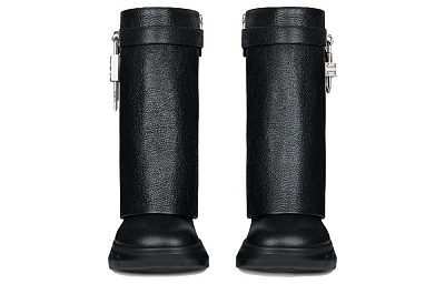 Givenchy Shark Lock Ankle Boots 8cm Women's Black