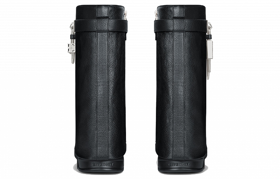 Givenchy Shark Lock Ankle Boots 8cm Women's Black