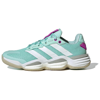 Adidas Stabil 16 Indoor Semi Flash Aqua Cloud White Purple Burst Women's