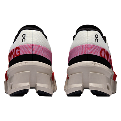 On Running CloudmOnster 2 Ivory Silver Red Women's