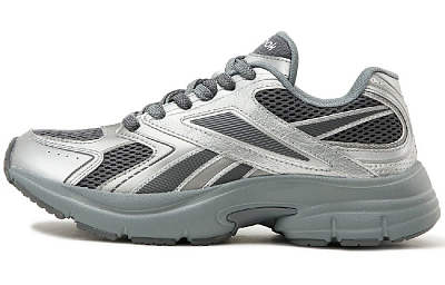 Reebok Low Top Running Shoes Unisex Black Silver