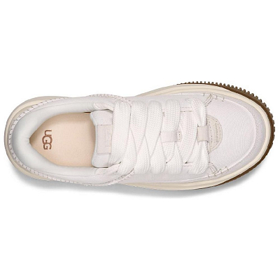 UGG Fashion Platform Anti-Slip And Wear-Resistant Height Increasing Low-Top Skateboard Shoes Women's White