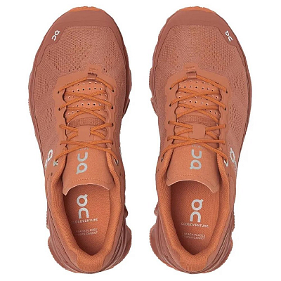 On Cloudventure Anti Slip Wear Resistant Low Top Casual Running Shoes Women's Dark Orange