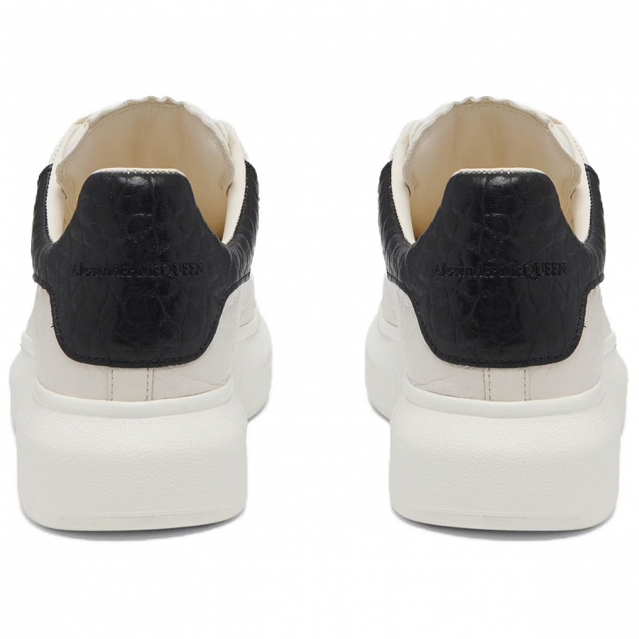 Alexander McQueen Oversized Off Low Top Skateboard Shoes Women's White