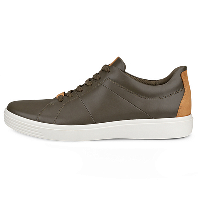 Ecco Low-Top Skateboard Shoes Men's Army Green