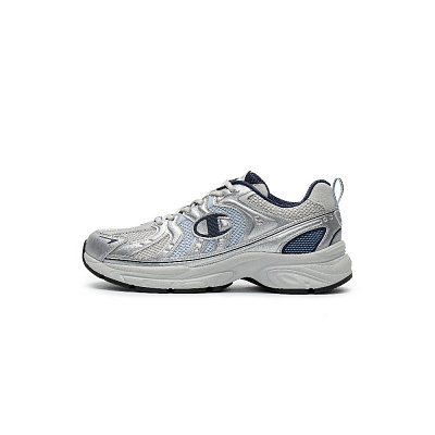 Champion Low Top Running Shoes Men's Ethereal Gray/Summit Blue