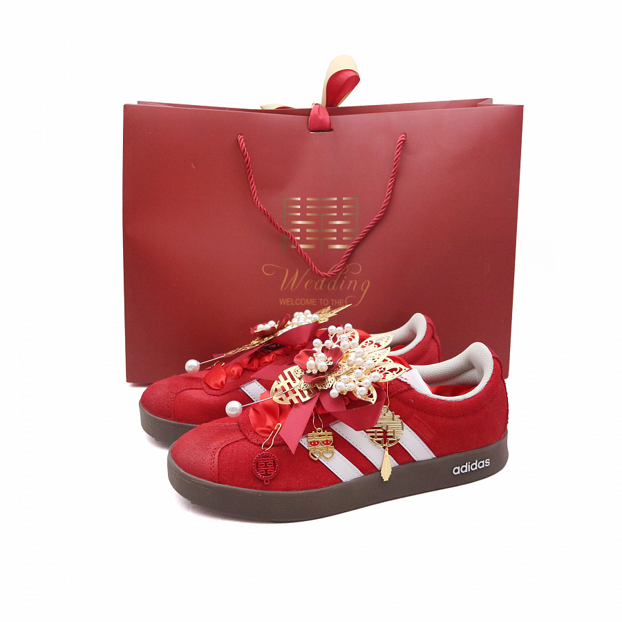 Adidas Neo Vl Court Classic Fated Red Dream Shopping Bag Lightweight Low Top Skateboard Shoes Unisex Red White купить в интернет-магазине Yoocart с быстрой доставкой по России.