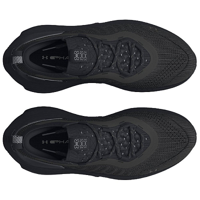 Under Armour Phantom 4 Durable Breathable Low-Top Casual Shoes Unisex Black