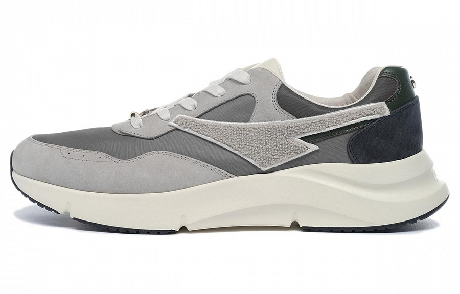 LI-NING 1990 Anti-Slip Wear-Resistant Low-Top Running Shoes Men's Gray