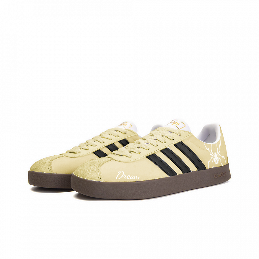 Adidas Neo VL Court 2.0 Jing He Lingzi Anti-Slip Wear-Resistant Low-Top Skateboard Shoes Unisex Lemon купить в интернет-магазине Yoocart с быстрой доставкой по России.