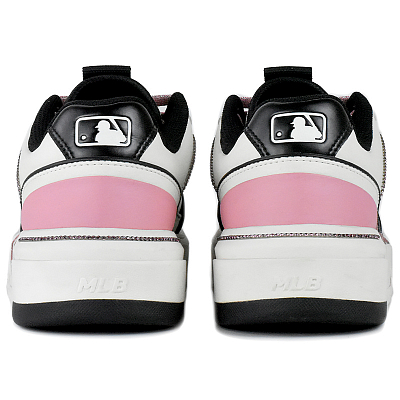 MLB Chunky Liner Low Top Skateboard Shoes Unisex White Pink