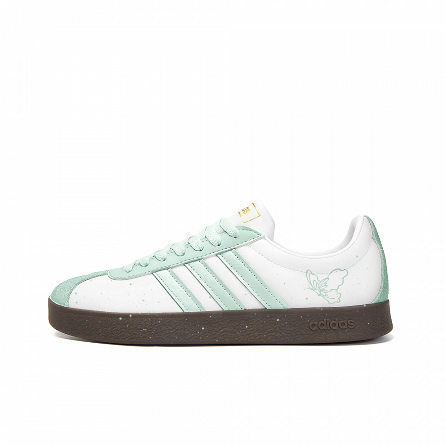 Adidas Neo VL Court 2.0 Anti Slip Wear Resistant Low Top Skateboard Shoes Unisex White Green купить в интернет-магазине Yoocart с быстрой доставкой по России.
