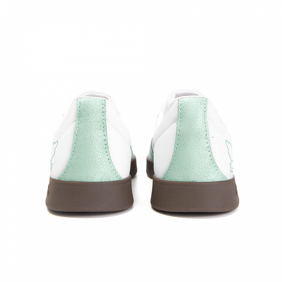 Adidas Neo VL Court 2.0 Anti Slip Wear Resistant Low Top Skateboard Shoes Unisex White Green купить в интернет-магазине Yoocart с быстрой доставкой по России.