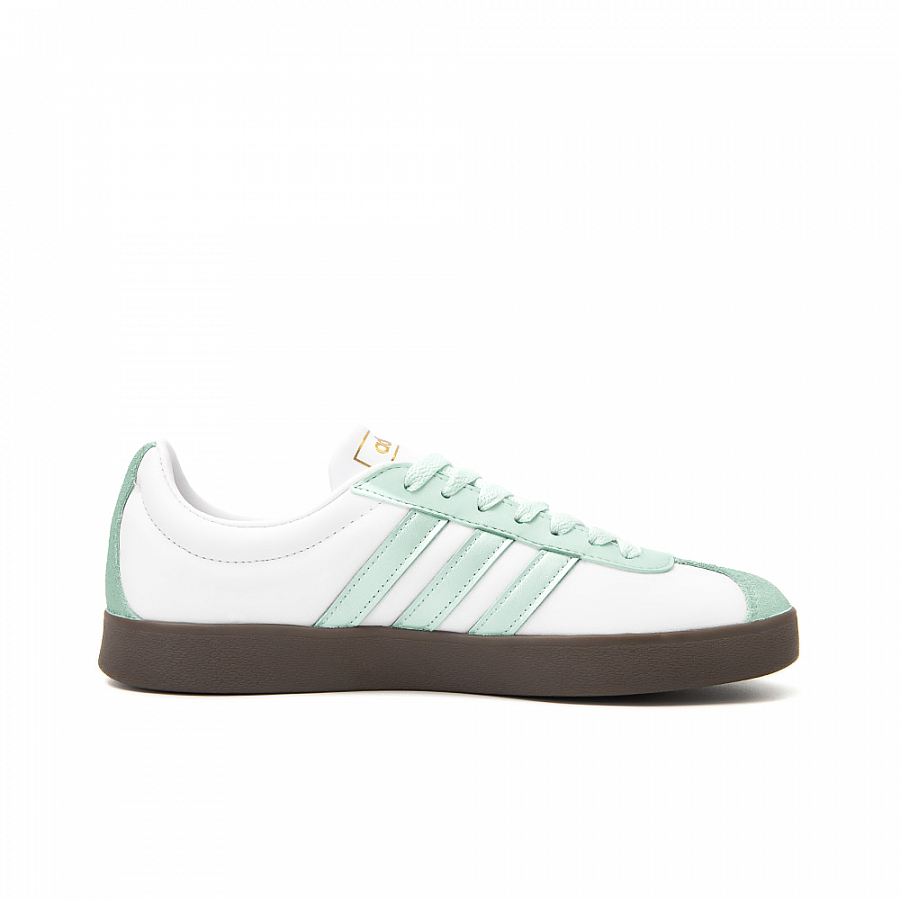 Adidas Neo VL Court 2.0 Anti Slip Wear Resistant Low Top Skateboard Shoes Unisex White Green купить в интернет-магазине Yoocart с быстрой доставкой по России.