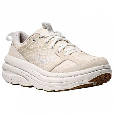 HOKA ONE ONE VIBRANT BLOOM BONDI B3LS Anti Slip Wear Resistant Low Top Running Shoes Unisex Beige