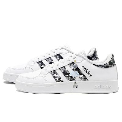 Adidas Neo Breaknet Returning Clouds Low Top Skateboard Shoes Unisex White