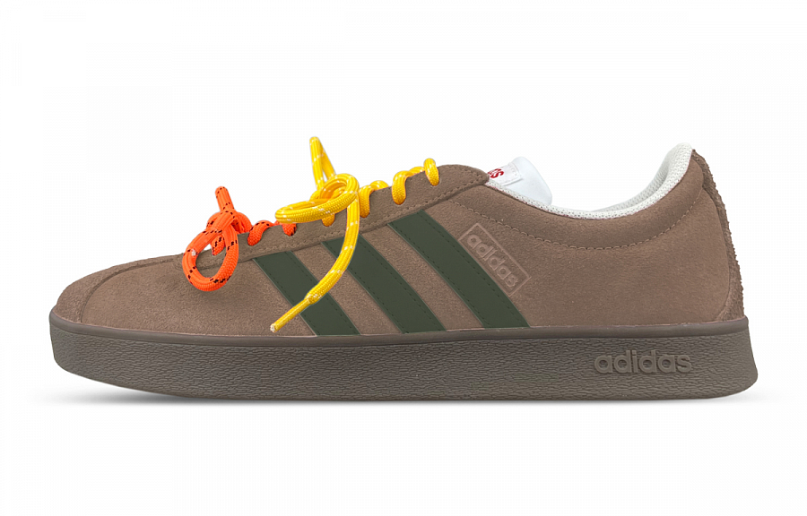 Adidas Neo VL Court 2.0 Low Top Skateboard Shoes Unisex Brown Green купить в интернет-магазине Yoocart с быстрой доставкой по России.