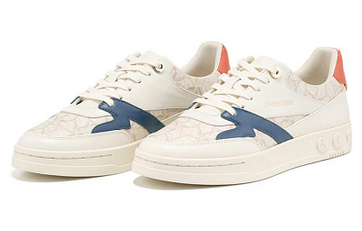 LI NING 1990 Classic Collection Shock Absorbers Low Top Skateboard Shoes Men's White Blue