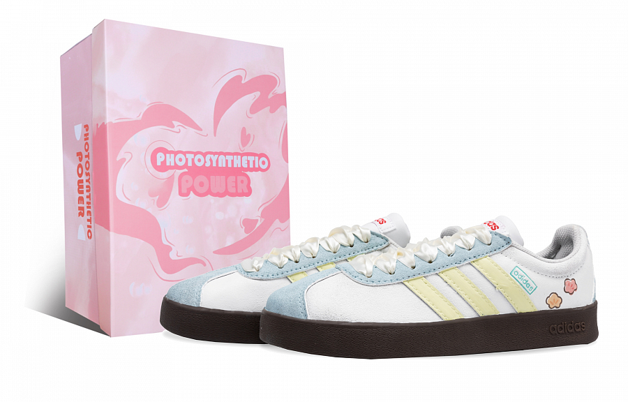 Adidas Neo VL Court Lifestyle Skateboard Shoes Women's Low Top White/Yellow купить в интернет-магазине Yoocart с быстрой доставкой по России.
