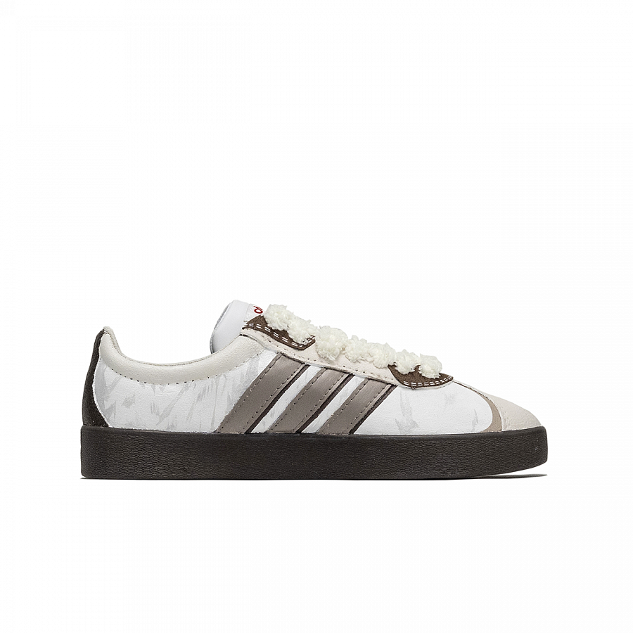 Adidas Neo VL Court Lifestyle Anti Slip Wear Resistant Low Top Skateboard Shoes Unisex Brown White купить в интернет-магазине Yoocart с быстрой доставкой по России.