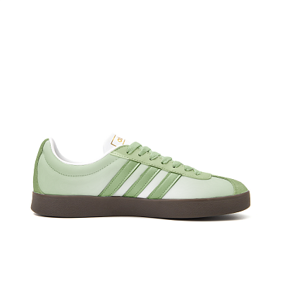 Adidas Neo VL Court 2.0 Anti-Slip Wear-Resistant Low-Top Skateboard Shoes Unisex White Green