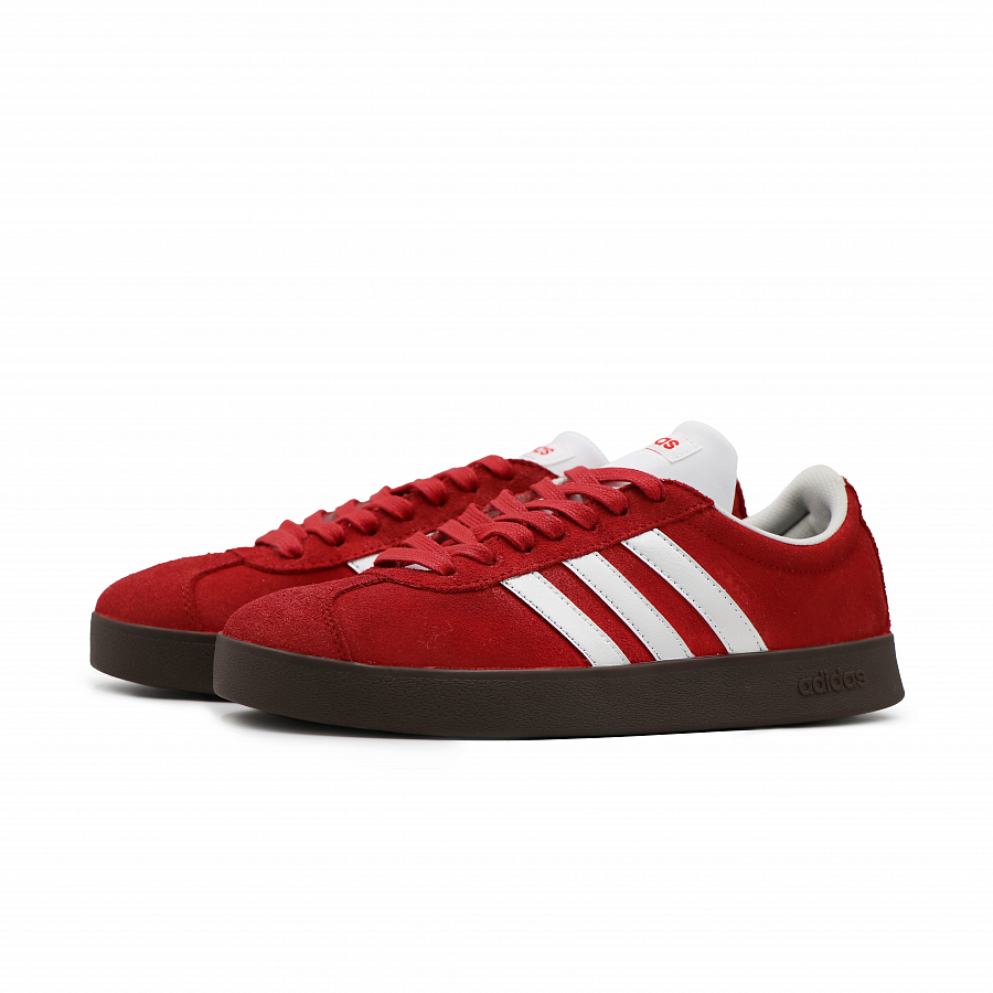 Adidas Neo VL Court Lifestyle Slip Resistant Abrasion Resistant Low top Skateboard Shoes Unisex Red купить в интернет-магазине Yoocart с быстрой доставкой по России.